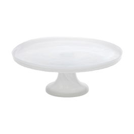 Avet Pastelera Con Pie Blanco Diámetro 24 cm Vidrio/Cristal Máquina